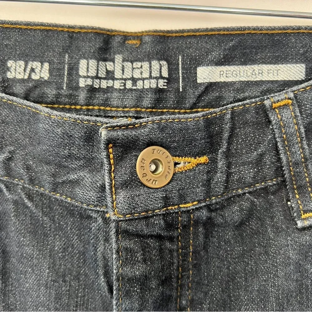 Urban Pipeline Classic Navy Straight Jeans 0691